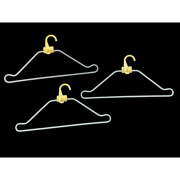 Vintage Louis Vuitton Housse Porte-Habits 2 Pli Garment Bag + 3 Brass Hangers - Picture 9 of 16